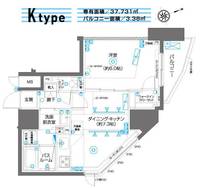 東京都北区西ケ原1(マンション)の賃貸物件の間取り