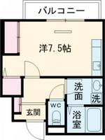 Adatto Le Casa Bの間取り