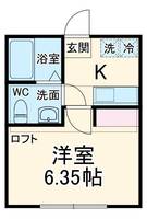 バーンサヌーク杉田の間取り