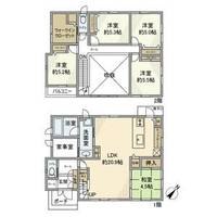 兵庫県加古川市平岡町新在家(一戸建)の賃貸物件の間取り