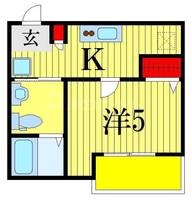 千葉県船橋市本町6(アパート)の賃貸物件の間取り
