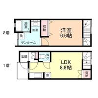 富山県富山市常盤台(一戸建)の賃貸物件の間取り