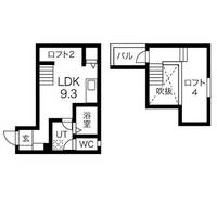 Bliss中村日赤の間取り