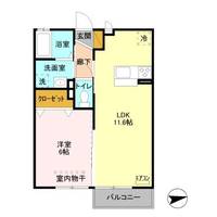 埼玉県春日部市備後西3(アパート)の賃貸物件の間取り