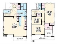 埼玉県富士見市大字水子(一戸建)の賃貸物件の間取り