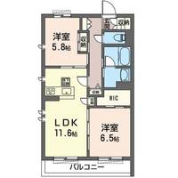 神奈川県川崎市多摩区枡形2(マンション)の賃貸物件の間取り