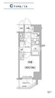 大阪府大阪市天王寺区国分町(マンション)の賃貸物件の間取り