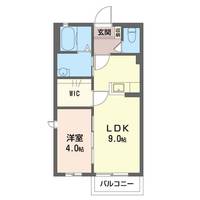 群馬県邑楽郡大泉町大字寄木戸(アパート)の賃貸物件の間取り