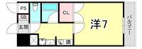 兵庫県神戸市垂水区大町1(マンション)の賃貸物件の間取り