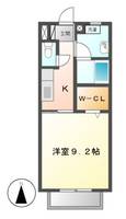 ユウェンタースの間取り