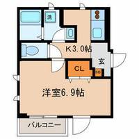 M clair(エム・クレア)の間取り