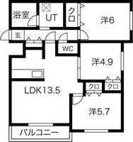 物件の間取り画像