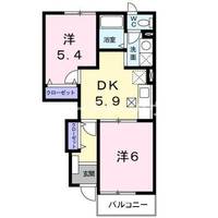 エレガンシアBの間取り
