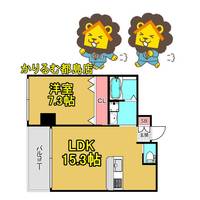 フローレス都島Iの間取り