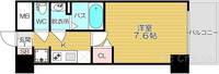 大阪府大阪市浪速区元町3(マンション)の賃貸物件の間取り