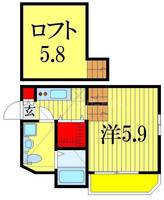千葉県船橋市西船3(アパート)の賃貸物件の間取り