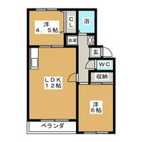 ファミール日之出A棟の間取り