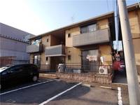 岡山県倉敷市新田(アパート)の賃貸物件の外観