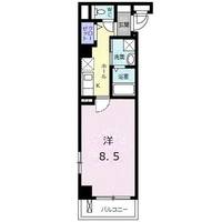 東京都台東区竜泉1(マンション)の賃貸物件の間取り
