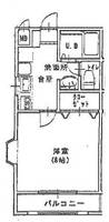 アンソレイユ宮子Bの間取り