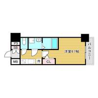エスリード大阪上本町グリーズの間取り