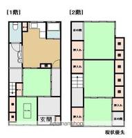 広島県尾道市天満町(一戸建)の賃貸物件の間取り