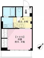 東京都文京区本駒込2(マンション)の賃貸物件の間取り