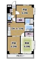 テラスヴュー高野台の間取り