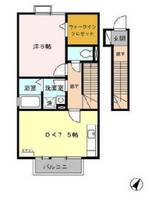 愛知県名古屋市南区南野2(アパート)の賃貸物件の間取り