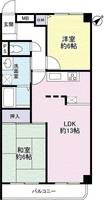 神奈川県川崎市高津区下作延7(マンション)の賃貸物件の間取り