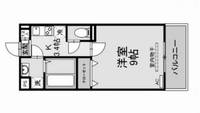 広島県福山市曙町6(アパート)の賃貸物件の間取り