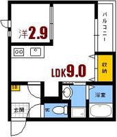 GRANDTIC 赤月の間取り