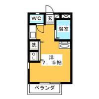 コーポ相田Aの間取り