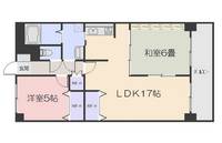 岡山県岡山市南区芳泉2の賃貸マンションの間取り