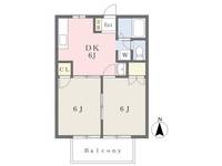 福島県郡山市八山田6(アパート)の賃貸物件の間取り