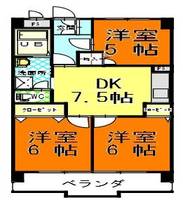 赤田ハイツの間取り