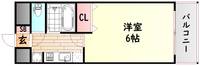 エスリード深江橋の間取り