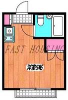 東京都渋谷区西原2(アパート)の賃貸物件の間取り