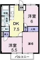 広島県広島市安芸区船越6(アパート)の賃貸物件の間取り