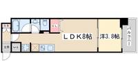 大阪府大阪市淀川区十三東1(マンション)の賃貸物件の間取り