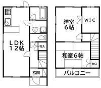 静岡県浜松市中央区四本松町(一戸建)の賃貸物件の間取り