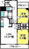 物件の間取り画像