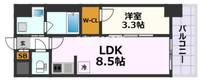 S-RESIDENCE烏森aureateの間取り