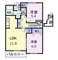 物件の間取り画像