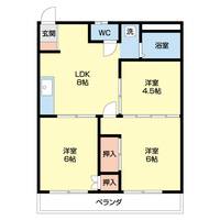 シティハイツ大石の間取り