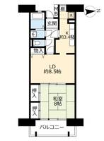 URプロムナーデ関目の間取り