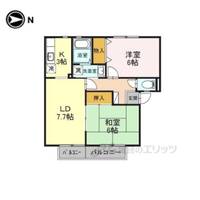 ファミール州見D棟の間取り