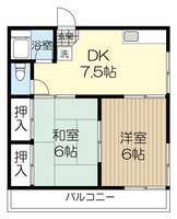 第一松里アパートの間取り