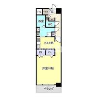 岐阜県岐阜市宇佐東町(マンション)の賃貸物件の間取り