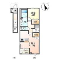山形県山形市双月町1(アパート)の賃貸物件の間取り